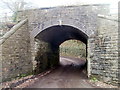 Southern side of a former railway bridge, Machen