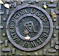 J3372 : Water Meter Cover, Belfast by Rossographer
