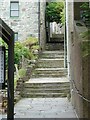 HU4741 : Hangcliff Lane formerly Steep Closs, Lerwick (Steps) by Rob Farrow