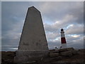 SY6768 : Obelisk, Portland Bill by Colin Smith