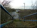 Steps on public footpath at Platts Common