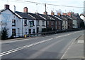 Caerphilly Road houses along a 10% incline, Bassaleg