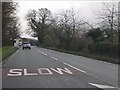 Chelford Road approaching the Dun Cow pub