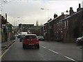 Chester Road approaches the Oxford Road roundabout