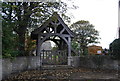 Lych gate, Church of St Peter and St Paul, Stoke