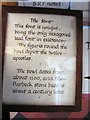 Font notice, Lady St. Mary Church, Wareham