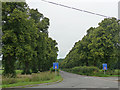 Country road near West Stratton