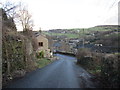 Ripponden Old Road joins Spring Street