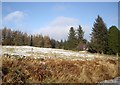 A light covering of snow on Learney Hill