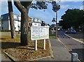 Sandbanks, welcome sign