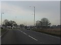 A41 approaching the A49 roundabout