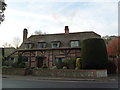 Half timbered building opposite Maltby