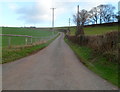 SO4814 : Road to Deepholme Farm near Rockfield by Jaggery