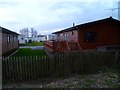 View into the holiday park by Runcton Lake