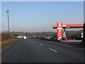 Filling station on the A49