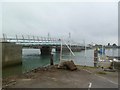 Poole, Twin Sails Bridge a)