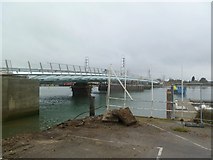 SZ0090 : Poole, Twin Sails Bridge a) by Mike Faherty
