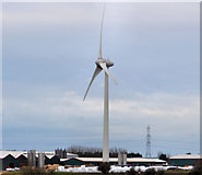 J2883 : Wind turbine, Mallusk, Newtownabbey (1) by Albert Bridge