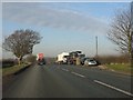 Southbound layby on the A49