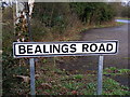 Bealings Road sign