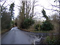 New Road and the bridleway to the A1152 Woods Lane