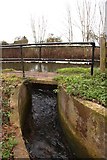 SP4912 : Overflow sluice at Kidlington Green Lock by Steve Daniels
