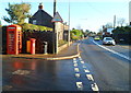 Phonebox and George V postbox, St Nicholas