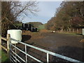 Entrance to field near Rhyd Ifan