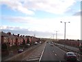 M66 passing through housing estate near Bury