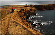 ND4190 : Coastal path from Harrabrough Head by Ian Balcombe