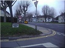 TQ3567 : Corner of Stroud Green Way and Long Lane by David Howard