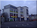 Modern block of shops on Lower Addiscombe Road