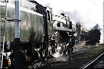 SK5419 : Steamy Loughborough Station by Chris Allen