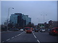 Roundabout at the end of Croydon Flyover