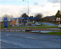 ST0174 : Power filling station and shop, Stalling Down near Cowbridge by Jaggery