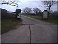 Entrance to Brook Farm, Shellwood Cross