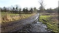 NS7752 : Farm road, Upper Carbarns by Richard Webb