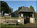 Lych gate and church, Combe Raleigh