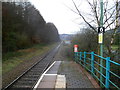 Looking towards Treherbert from Ynyswen railway station