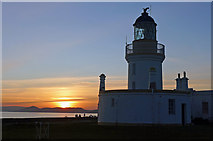 NH7455 : Chanonry lighthouse at sunset by Julian Paren