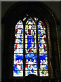 Stained glass window, St Giles Church