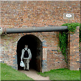 SJ8934 : Horse tunnel by the canal at Stone, Staffordshire by Roger  D Kidd
