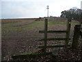 Mast on the hilltop above Webscott