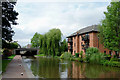 Canal and housing at Stone, Staffordshire