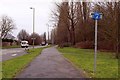 Cycle path along Bicester Road