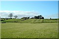 Ridges in fields near Marigold Hall