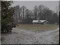 ST0280 : Snowy Pavilion at Talygarn by John Finch