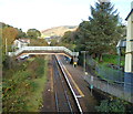 Footbridge, Llwynypia railway station