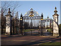 TQ2882 : Queen Mary's Garden Gates by Colin Smith