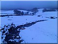 Frenchland Burn from bridge over the A708 Moffat to Selkirk Road